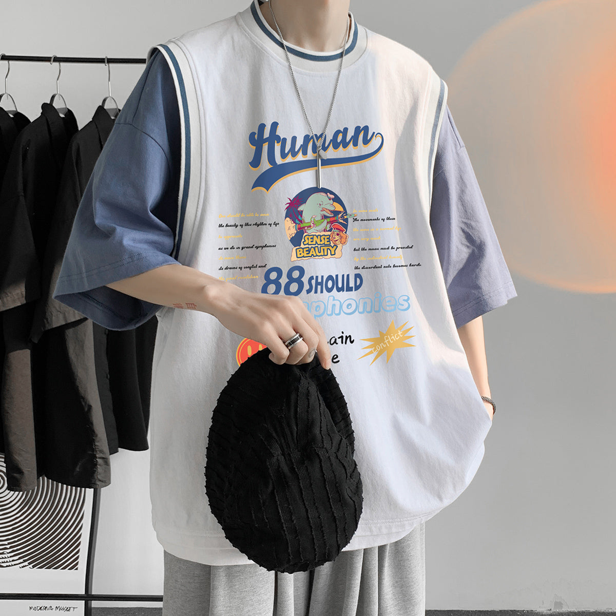 C&C SPLIT DIVISION HOOKE T-SHIRT