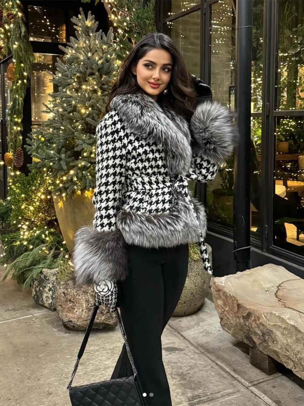 C&C MOON MAJESTY KADIN KÜRKLÜ CEKET