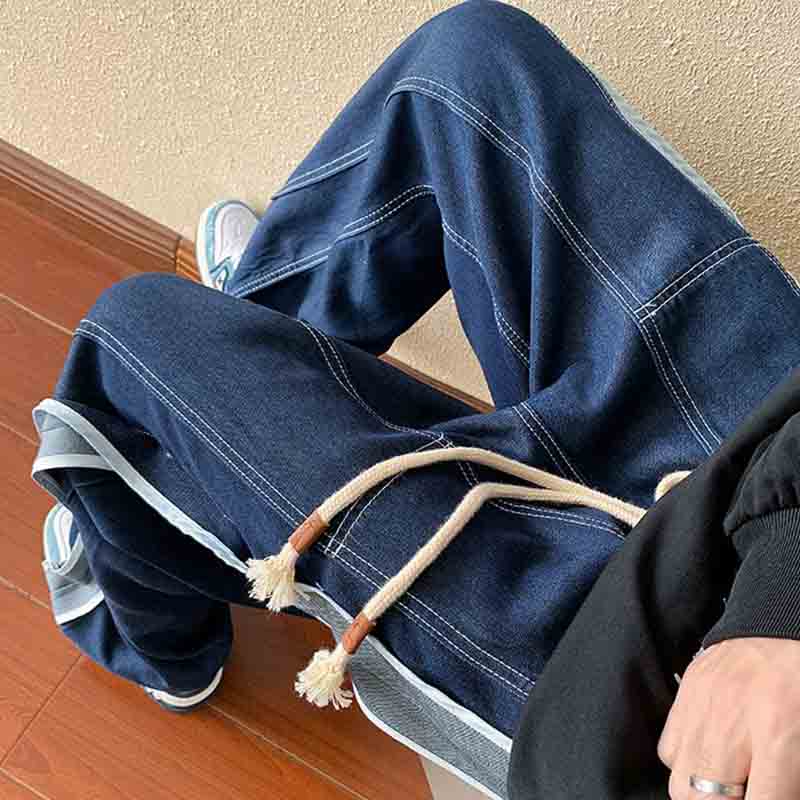 C&C STRIPED DENIM JOGGER PANTOLON