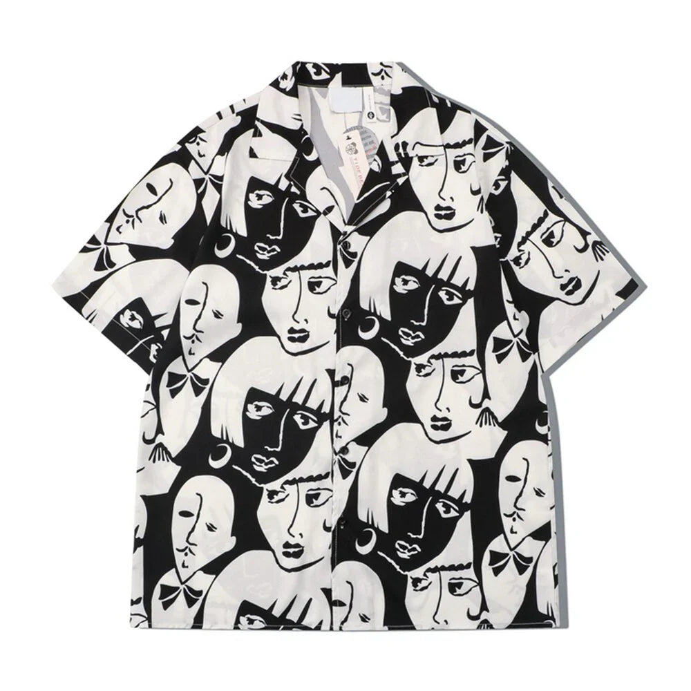 C&C HUMAN HUES UNISEX GÖMLEK & ŞORT SETİ
