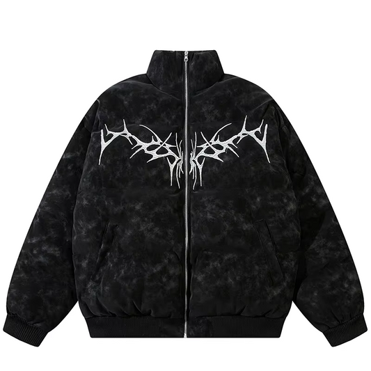 C&C TWISTED VINES PUFFER JACKET