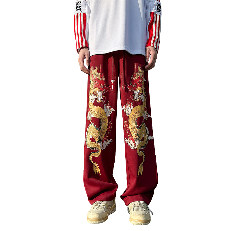 C&C DRAGON WEAVE SUIT PANTOLON