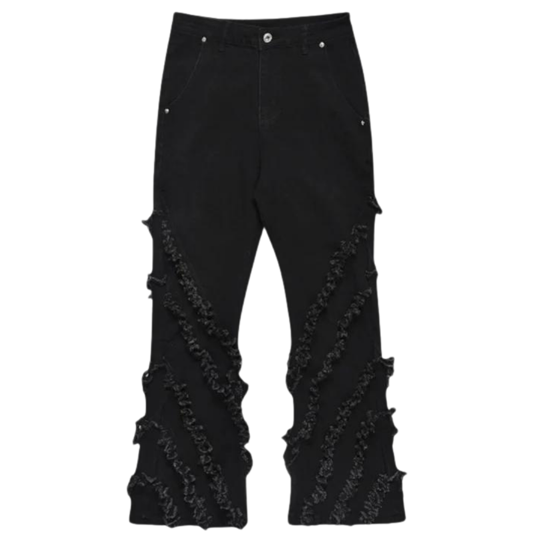 C&C FASHIONISTA FRINGED FINESSE PANTOLON