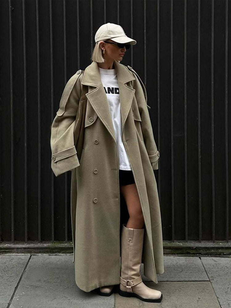 C&C AETHER OVERCOAT UZUN KOLLU PALTO