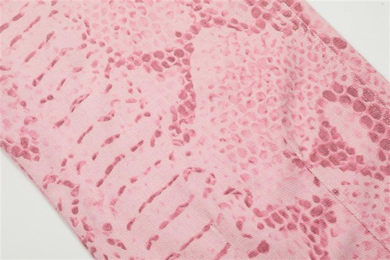 C&C PINK SNAKE PATTERN KADIN TULUM