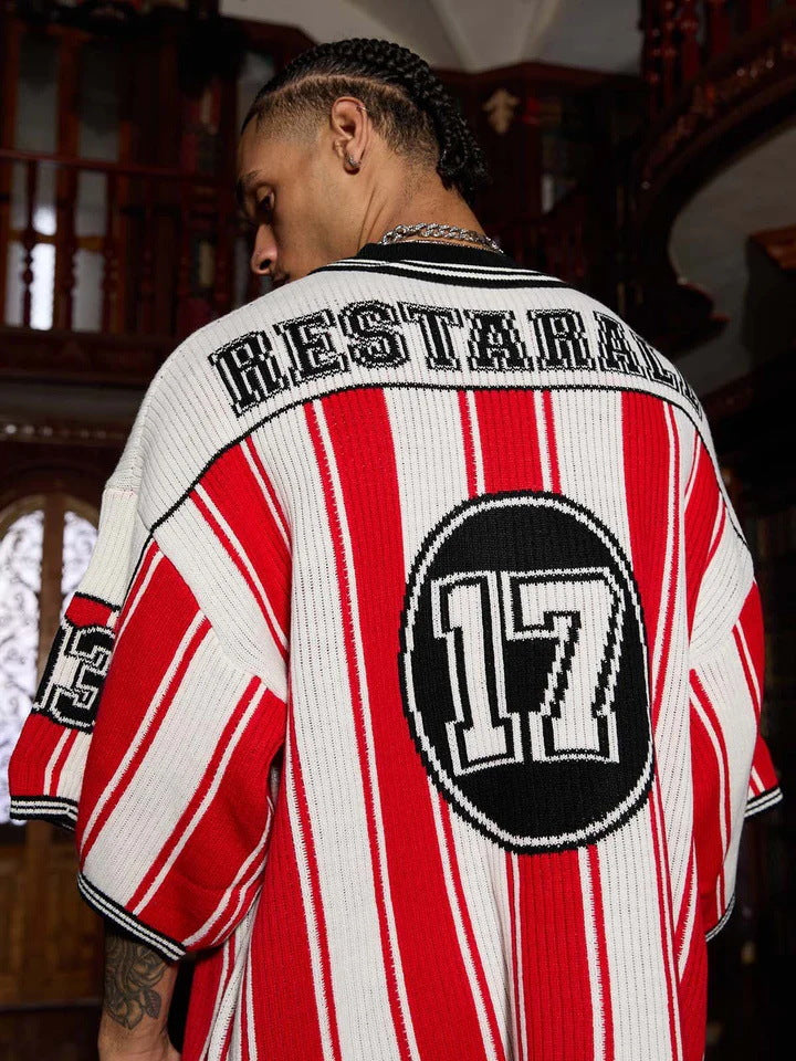 C&C Striped 17 Varsity T-Shirt
