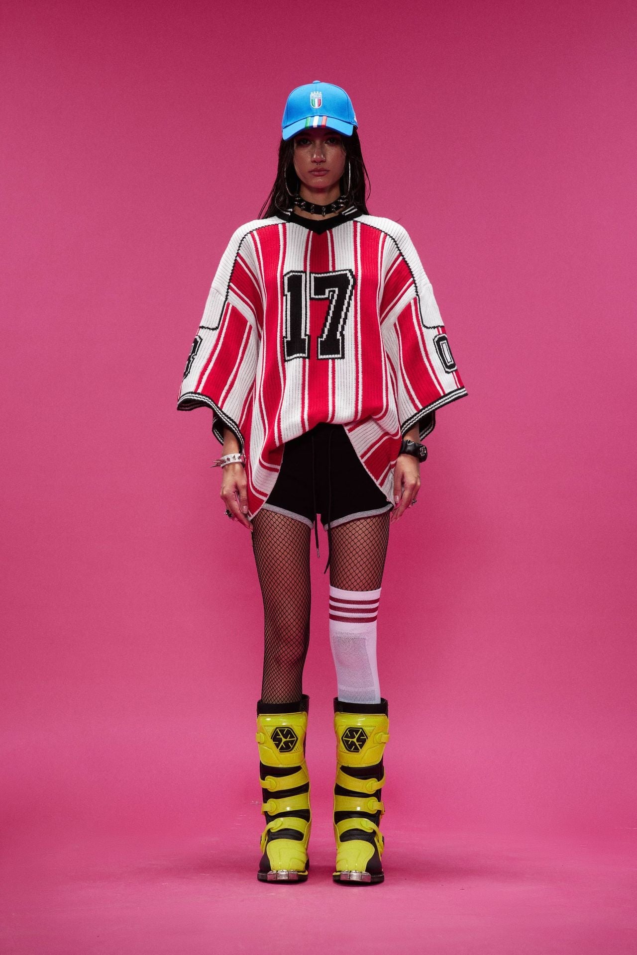 C&C Striped 17 Varsity T-Shirt