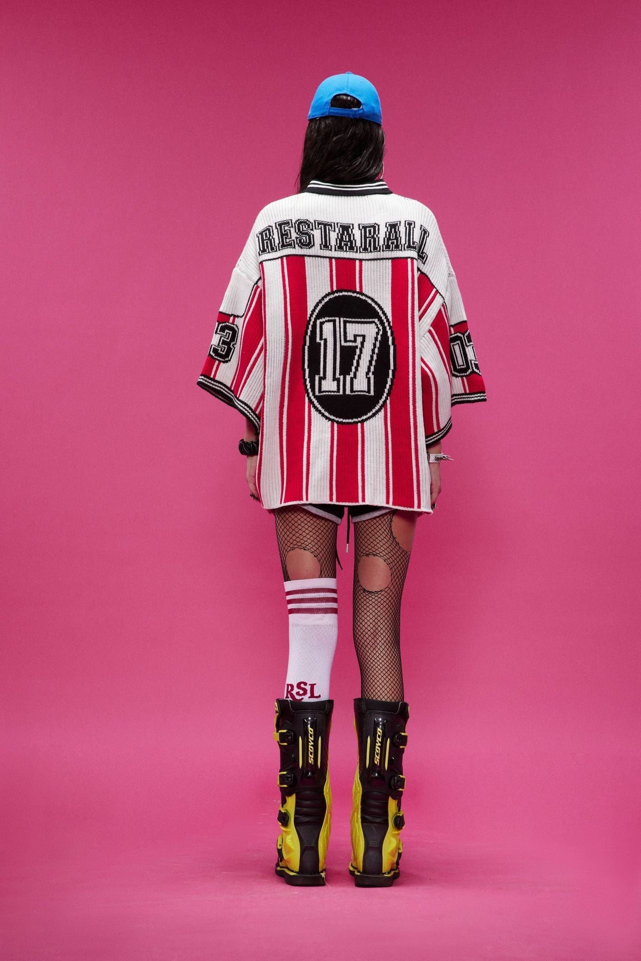 C&C Striped 17 Varsity T-Shirt