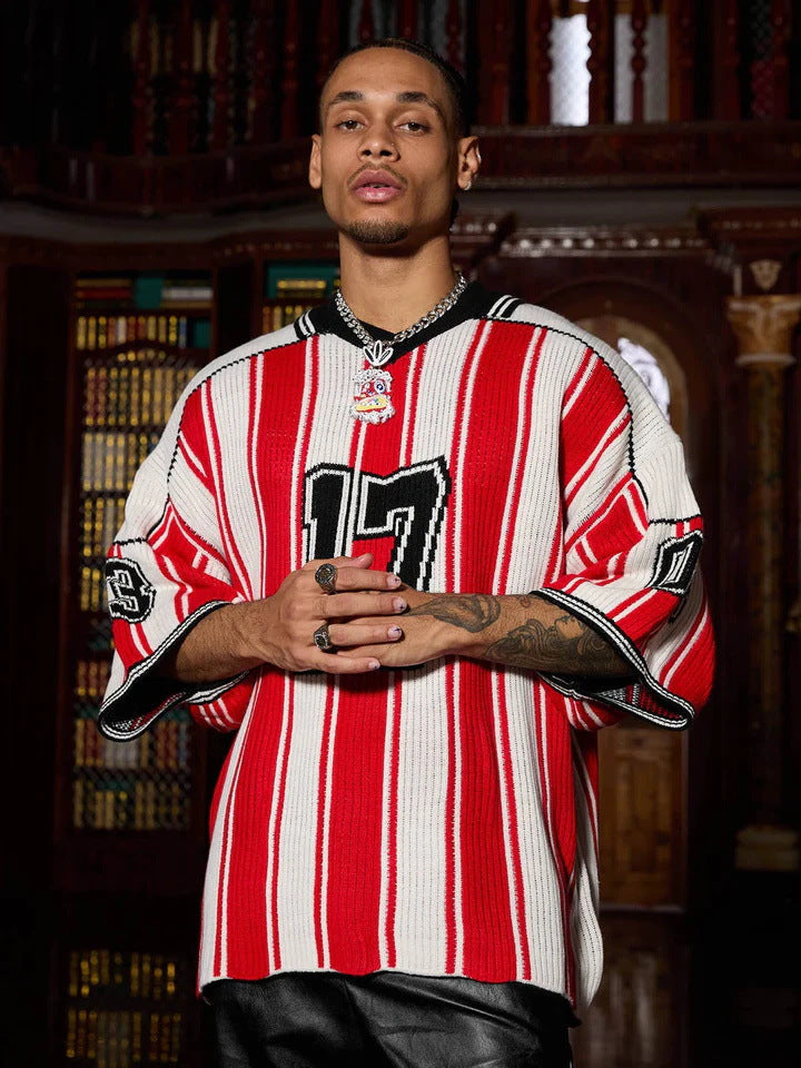 C&C Striped 17 Varsity T-Shirt