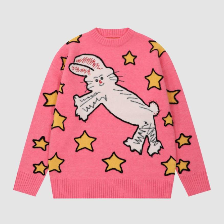 C&C PINK STAR RABBIT KAZAK