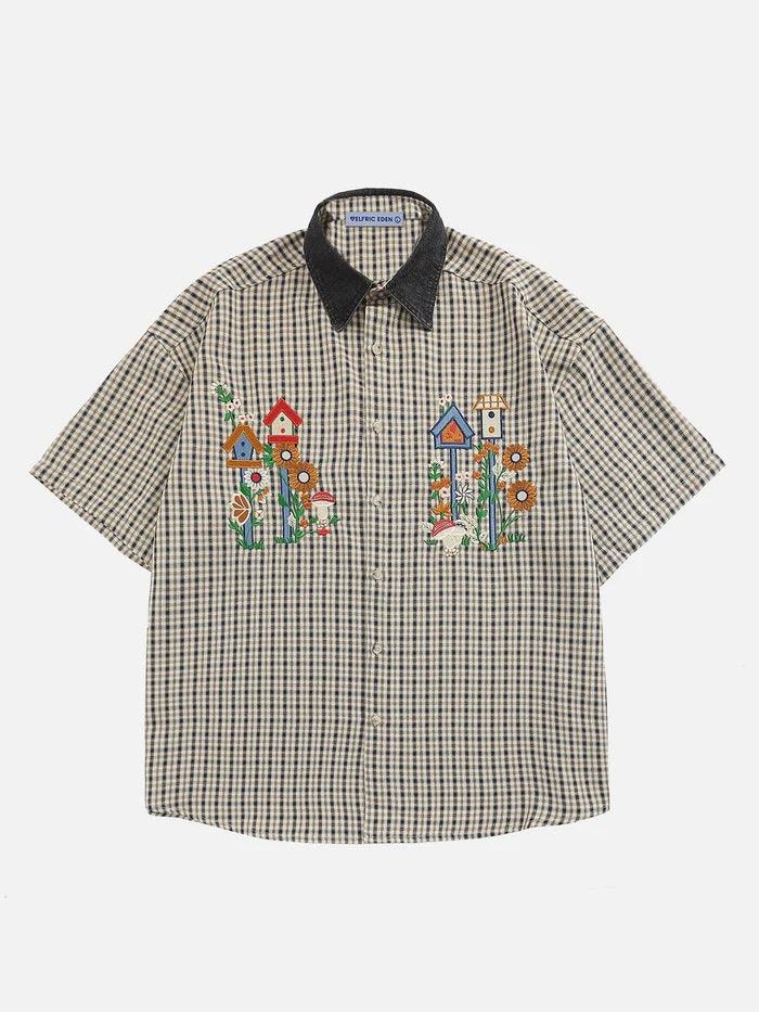 C&C TARTAN THREAD SHIRT