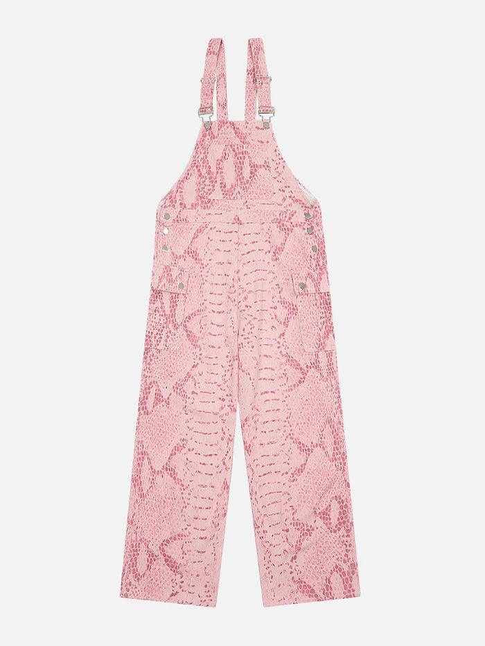 C&C PINK SNAKE PATTERN KADIN TULUM