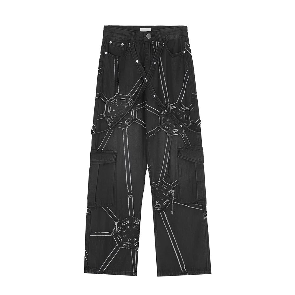 C&C SPIDER WEB KARGO PANTOLON