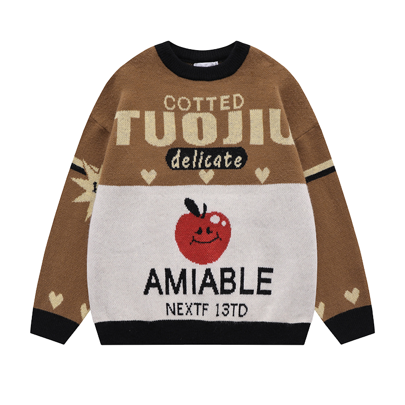 C&C APPLE PIE KNIT SWEAT