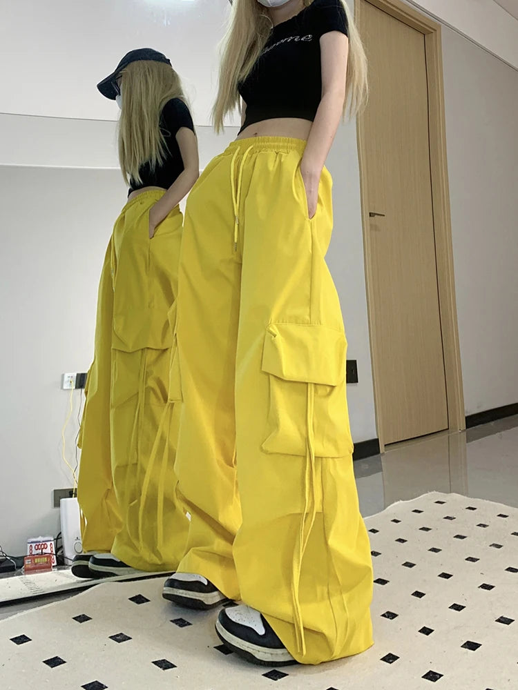 C&C PINK STREETWEAR CARGO PANTOLON