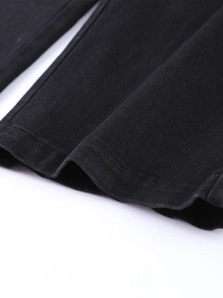C&C FASHION Y2K PATCHWORK JEANS