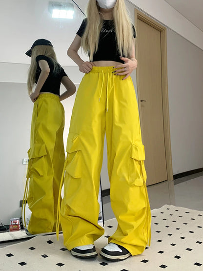 C&C PINK STREETWEAR CARGO PANTOLON
