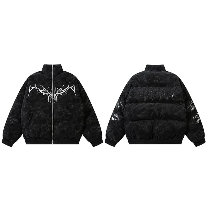 C&C TWISTED VINES PUFFER JACKET