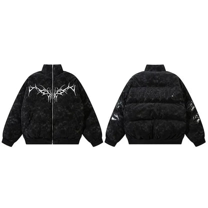 C&C TWISTED VINES PUFFER JACKET