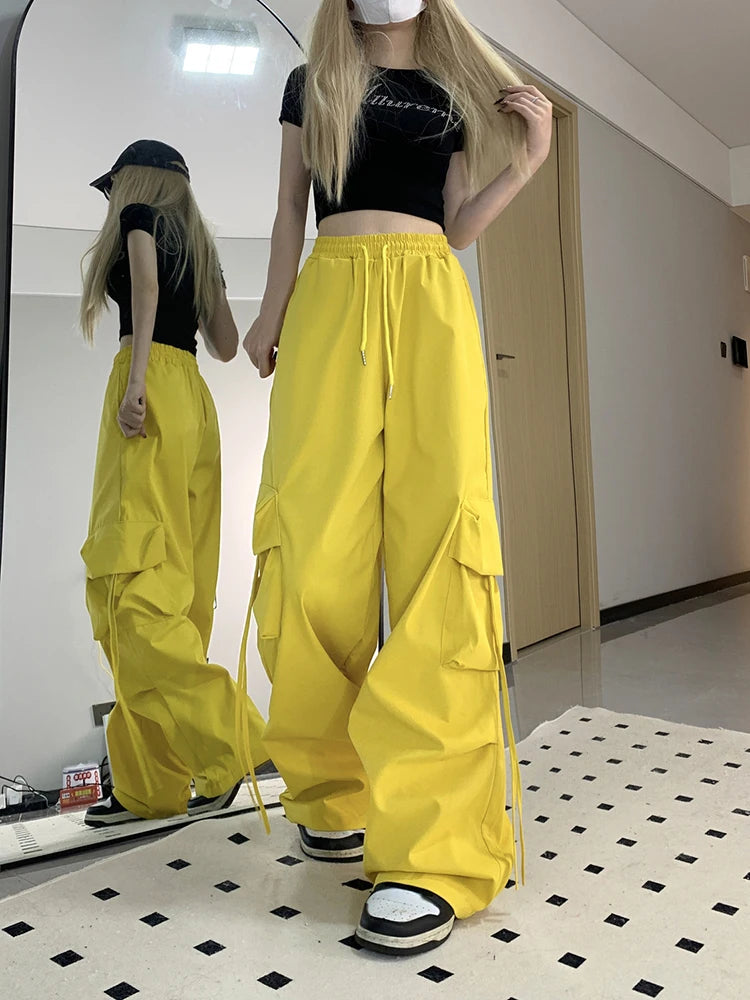 C&C PINK STREETWEAR CARGO PANTOLON